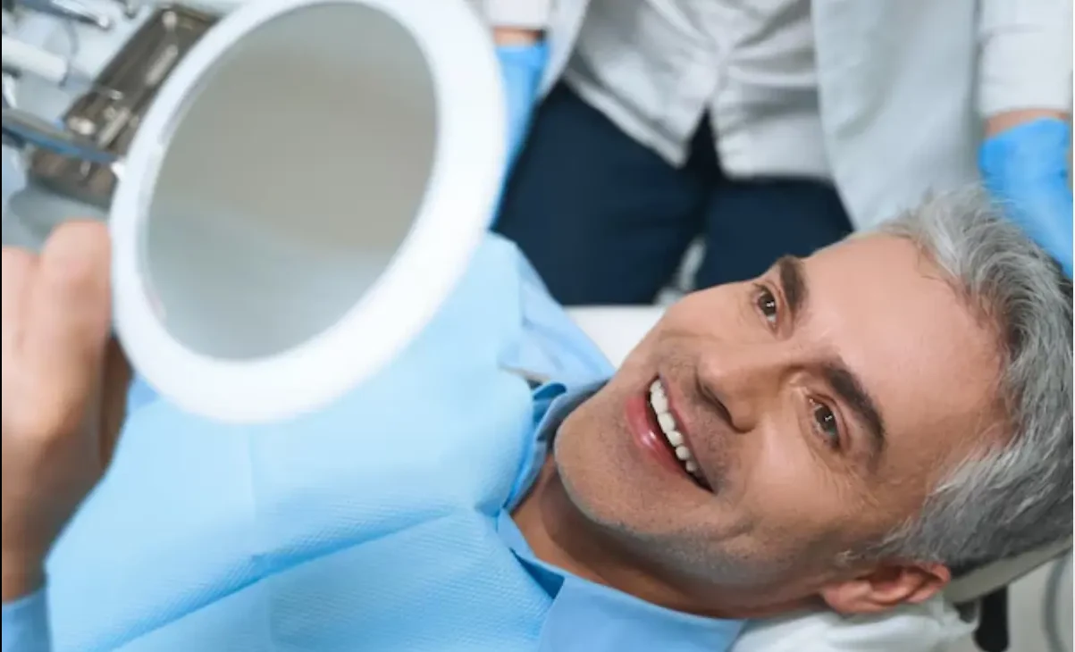 Cosmetic dentures for a beautiful smile.
