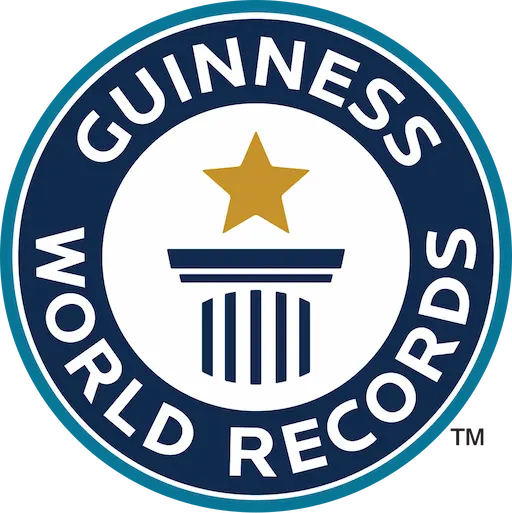 Five world records badge