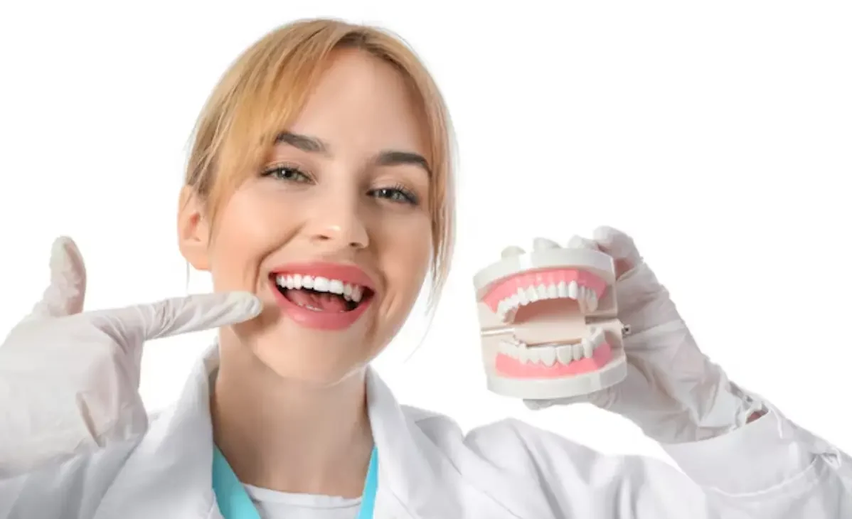 Porcelain dentures service for a beautiful smile