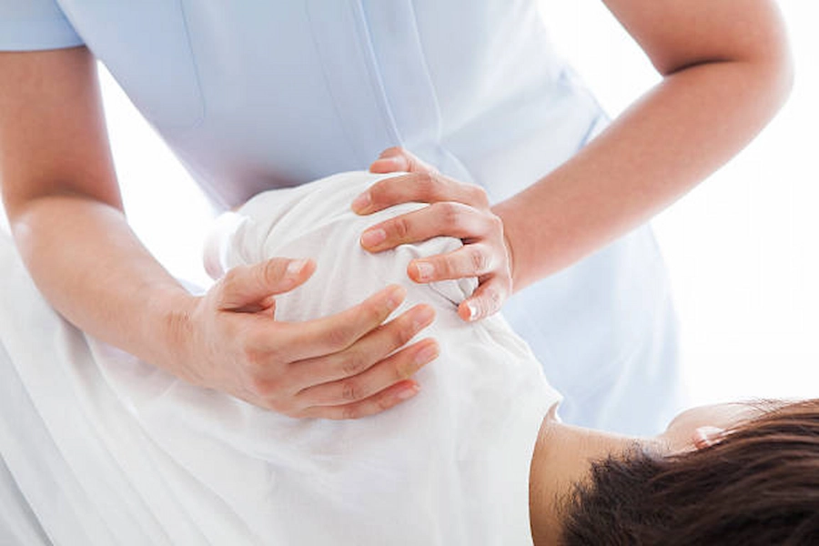 Shoulder massage service for relaxation and relief
