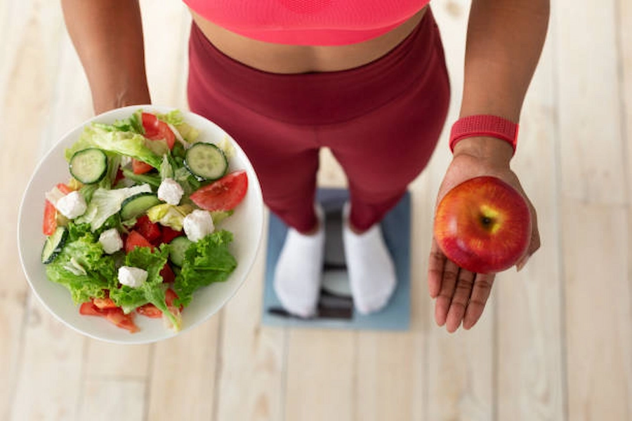 Weight Loss Journey Success Illustration