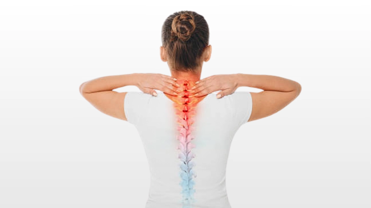 Neck pain from the back