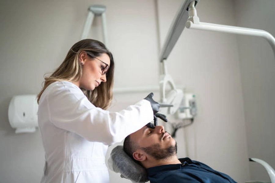 Skincare consultation for men at ATOS Medical Center