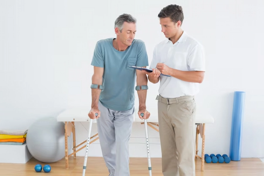 Clients receiving care at ATOS rehabilitation center.