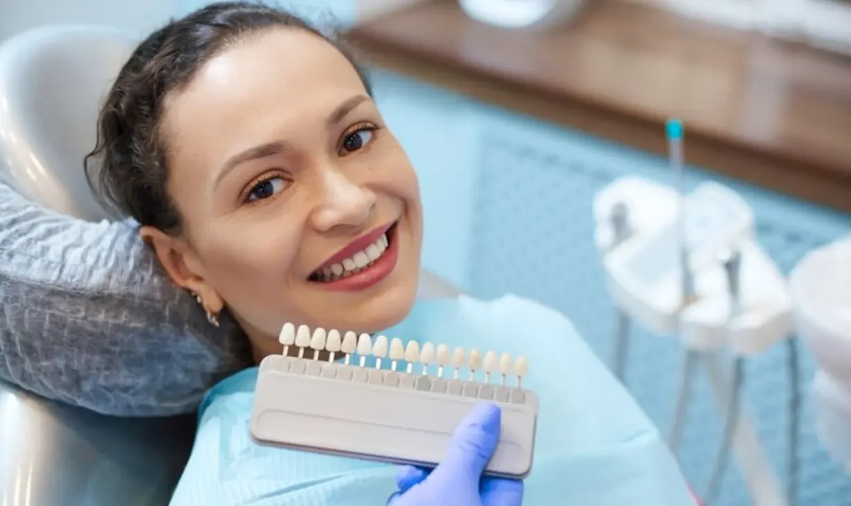 Composite veneers for a dazzling smile transformation