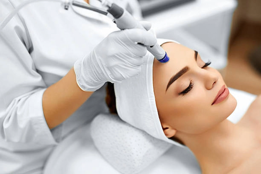 Consultation for mesotherapy and skin rejuvenation