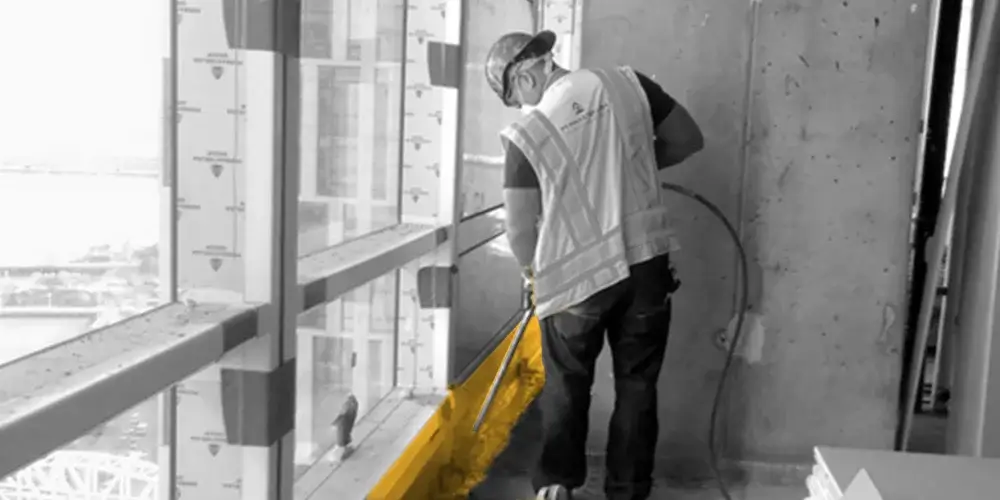 CURTAIN WALL FIRESTOP BARRIER