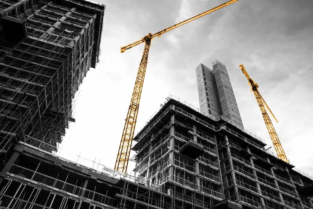 Construction site in Saudi Arabia
