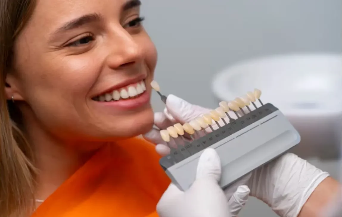 Ceramic tooth crown service at ATOS Medical Center
