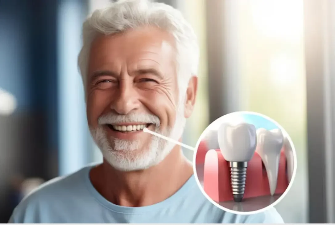 Implant supported crown for a perfect smile