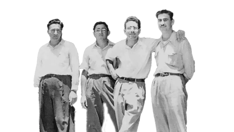 Philip H. Bardawil with colleagues, 1940s